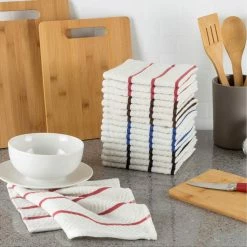 Flash Sale ✨ Lavish Home 100% Combed Cotton Dishcloth And Dishtowel 24 Pc. Set ???? -Benson Mills shop unnamed file 183
