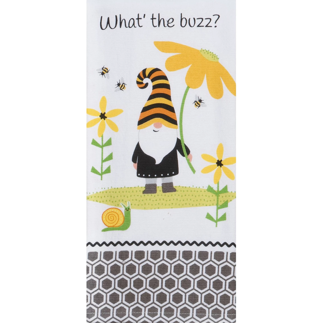 Budget ???? Kay Dee Designs Save The Gnome What's The Buzz Dual Purpose Terry Towel ???? 1 Budget ???? Kay Dee Designs Save The Gnome What's The Buzz Dual Purpose Terry Towel ????