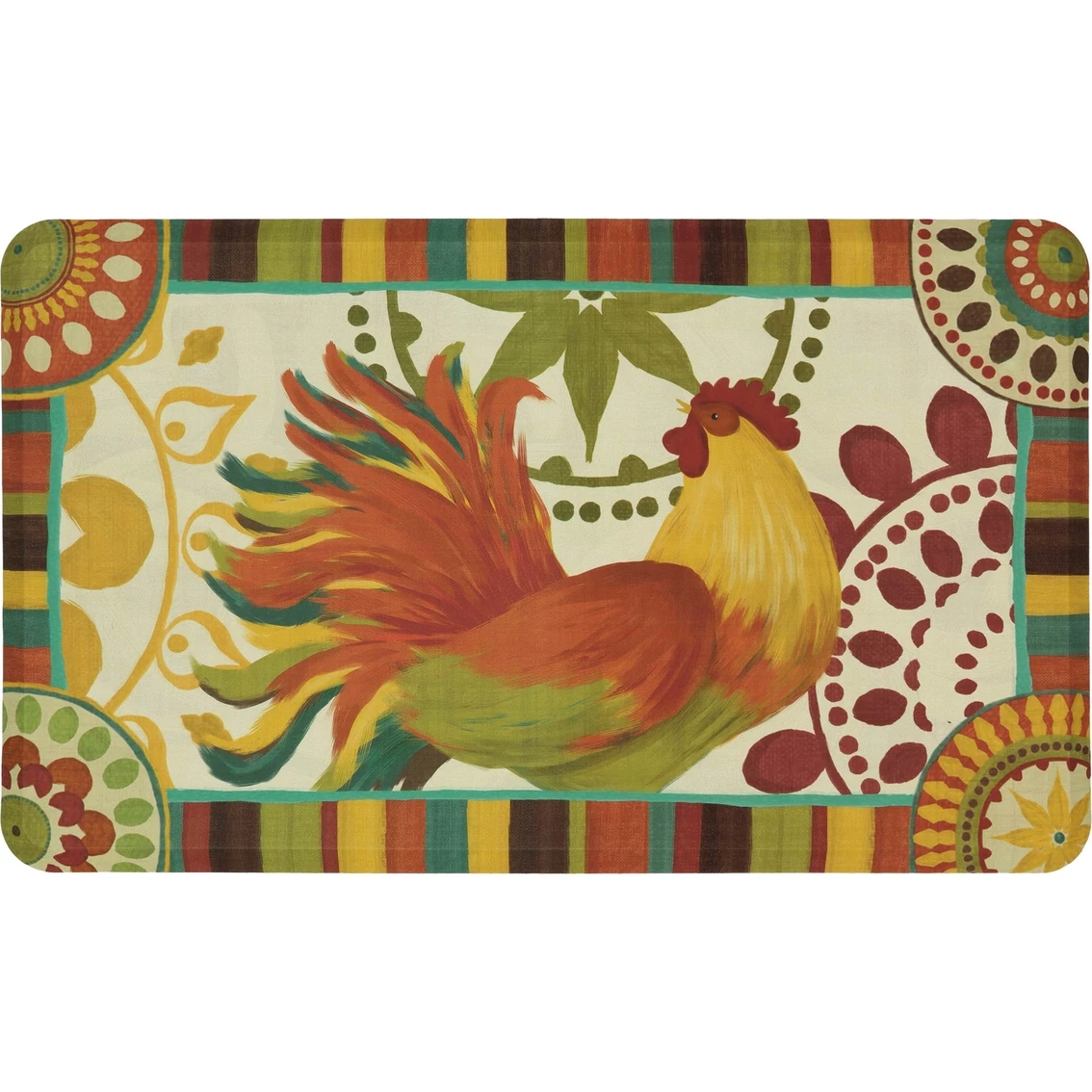 Cheap ⌛ Mohawk Home Painted Spice Rooster 18 X 30 In. Kitchen Mat ???? 1 Cheap ⌛ Mohawk Home Painted Spice Rooster 18 X 30 In. Kitchen Mat ????