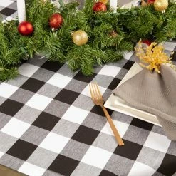 New ???? Design Imports Black Buffalo Check Tablecloth ???? -Benson Mills shop unnamed file 31