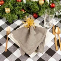 New ???? Design Imports Black Buffalo Check Tablecloth ???? -Benson Mills shop unnamed file 32