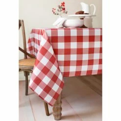 Discount ???? Benson Mills Winchester Buffalo Check Fabric Tablecloth ⭐