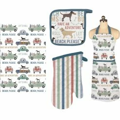 Best reviews of ???? MUkitchen Kitchen Towel Apron Oven Mitt And Pot Holder ????