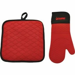 Outlet ✔️ Starfrit Silicone Oven Glove With Pot Holder/Trivet ????