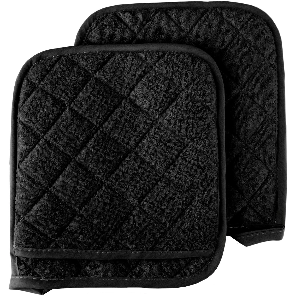 New ???? Lavish Home Oversized Heat Resistant Quilted Cotton Potholder 2 Pk. ???? 1 New ???? Lavish Home Oversized Heat Resistant Quilted Cotton Potholder 2 Pk. ????
