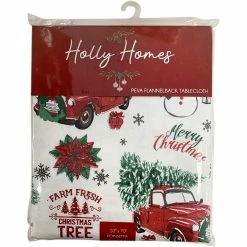 Best reviews of ???? Other Brands Holiday PEVA Flannel-Back Tablecloth ???? Christmas Truck ????
