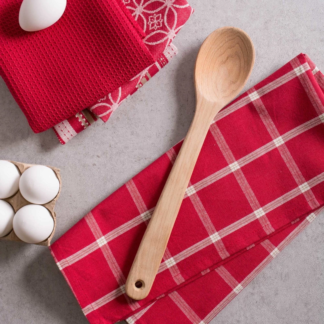 Best Sale ⌛ Design Imports Assorted Red Dishtowel & Dishcloth Set Of 5 ???? 3 Best Sale ⌛ Design Imports Assorted Red Dishtowel & Dishcloth Set Of 5 ???? - Image 3