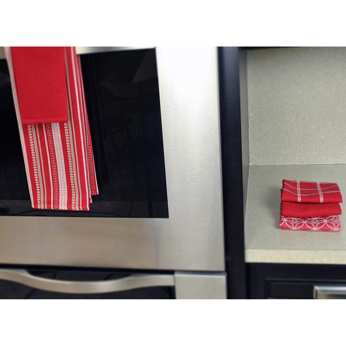 Best Sale ⌛ Design Imports Assorted Red Dishtowel & Dishcloth Set Of 5 ???? 5 Best Sale ⌛ Design Imports Assorted Red Dishtowel & Dishcloth Set Of 5 ???? - Image 5