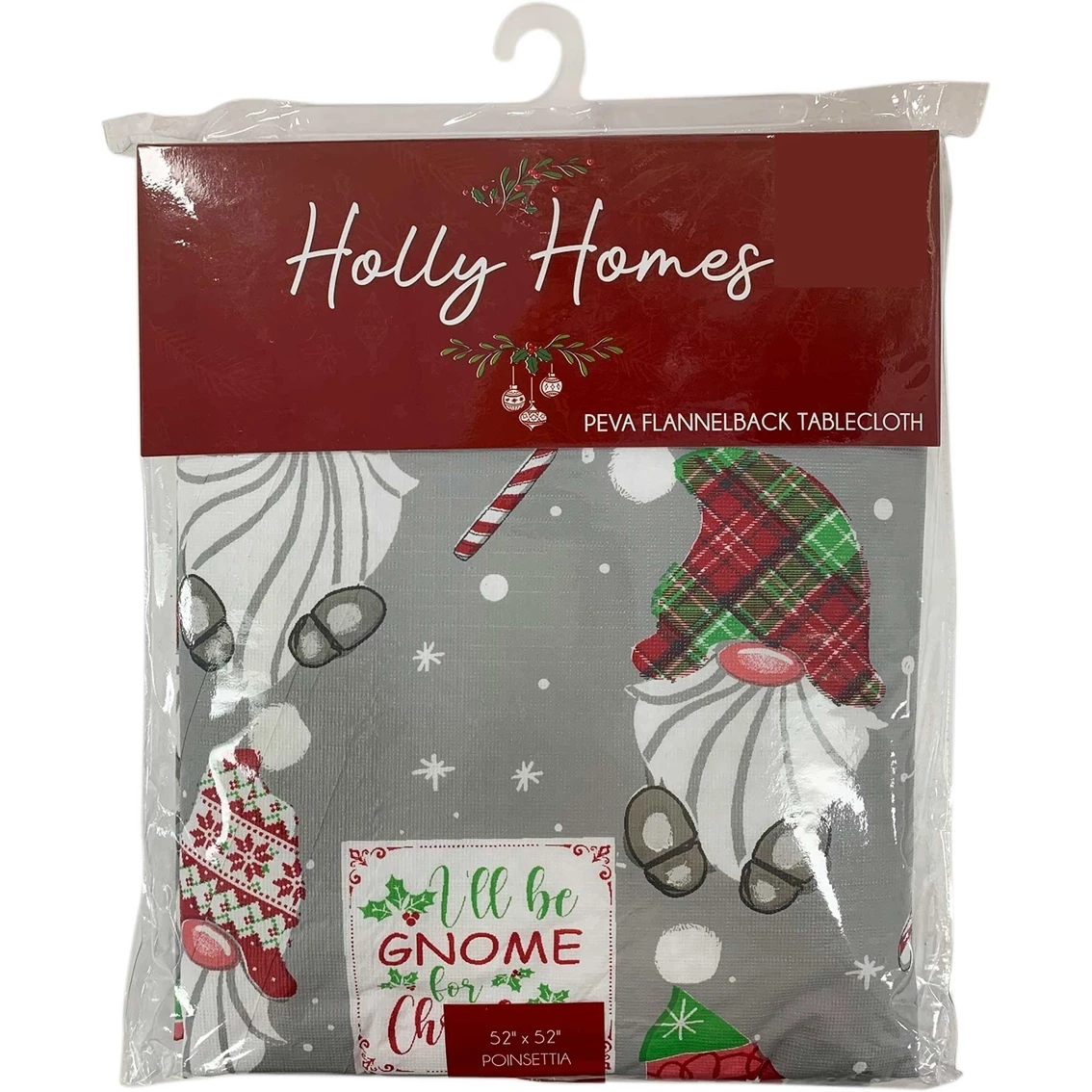Budget ???? Other Brands Holiday PEVA Flannel-Back Tablecloth ❄ Christmas Gnomes ???? 1 Budget ???? Other Brands Holiday PEVA Flannel-Back Tablecloth ❄ Christmas Gnomes ????