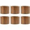 Coupon ???? Design Imports Wood Band Napkin Ring 6 Pc. Set ????
