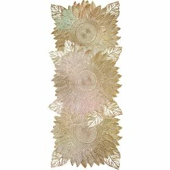 Deals ???? Benson Mills Autumn Sunflower Pressed Vinyl Centerpiece 14.9 X 36.6 In. ????