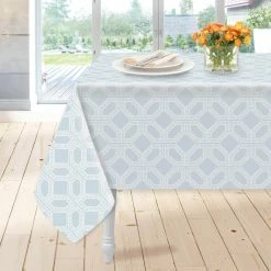 Budget ???? Homewear Linens Ozzy Geo PEVA Tablecloth ❤️