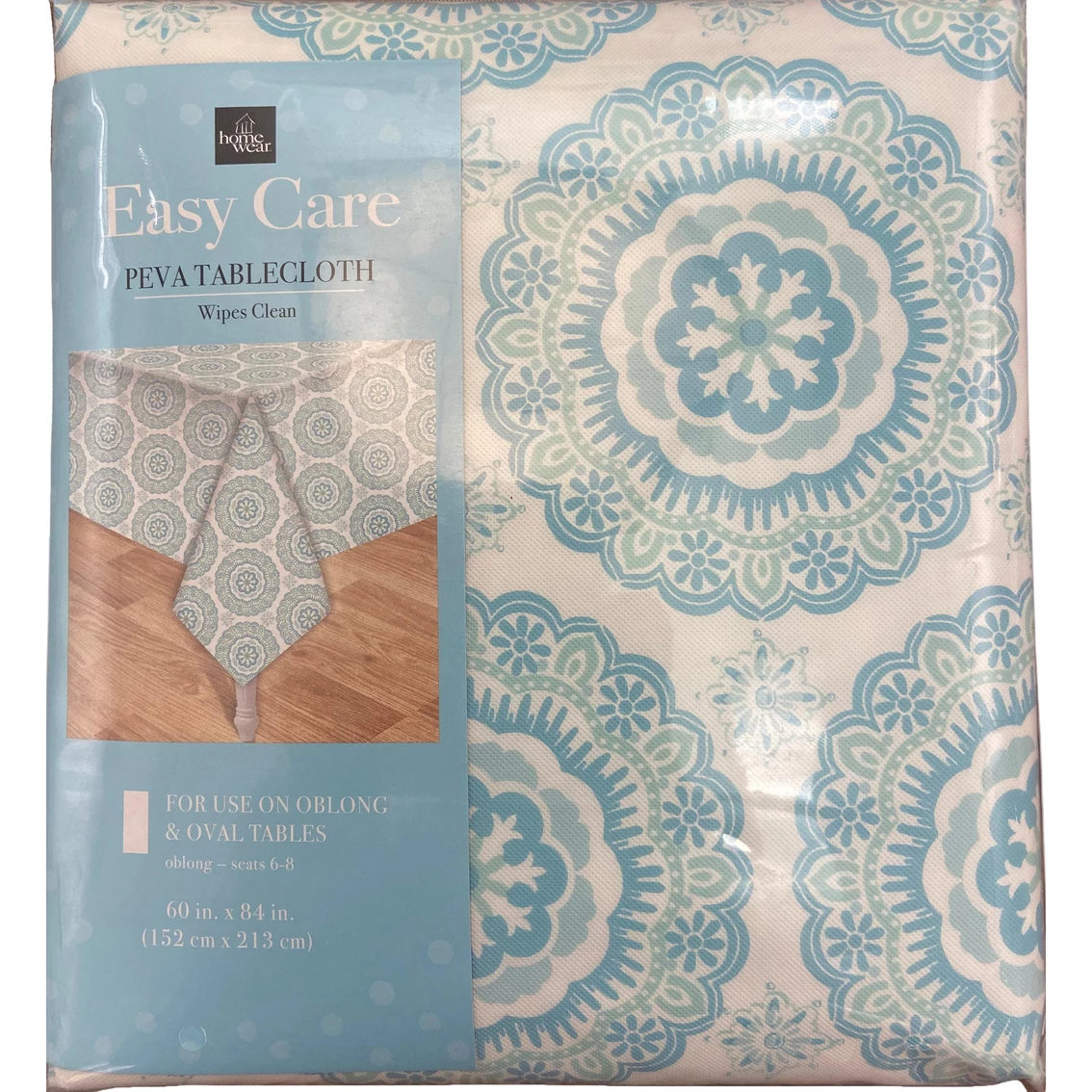Outlet ???? Homewear Sonya Medallion PEVA Tablecloth 60 X 84 In. ❤️ 1 Outlet ???? Homewear Sonya Medallion PEVA Tablecloth 60 X 84 In. ❤️