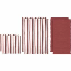 Promo ???? MUKitchen Basketweave Kitchen Towel, Dish Cloths And Solid Rigid Towel Set Of 3 ⌛ -Benson Mills shop unnamed file 510