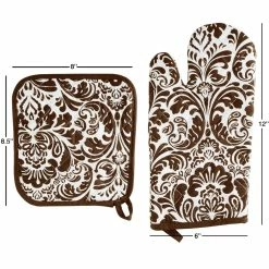 Cheap ???? Lavish Home Quilted Oven Mitt And Pot Holder ???? -Benson Mills shop unnamed file 594