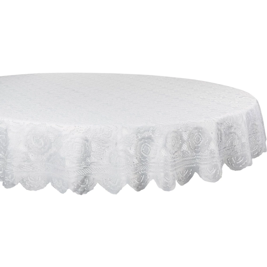 Top 10 ???? Design Imports Vintage Polyester Lace 63 In. Round Tablecloth ???? 1 Top 10 ???? Design Imports Vintage Polyester Lace 63 In. Round Tablecloth ????