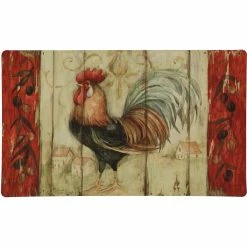 Flash Sale ???? Mohawk Home Comfort Mat Rustic Rooster Kitchen Mat ⌛