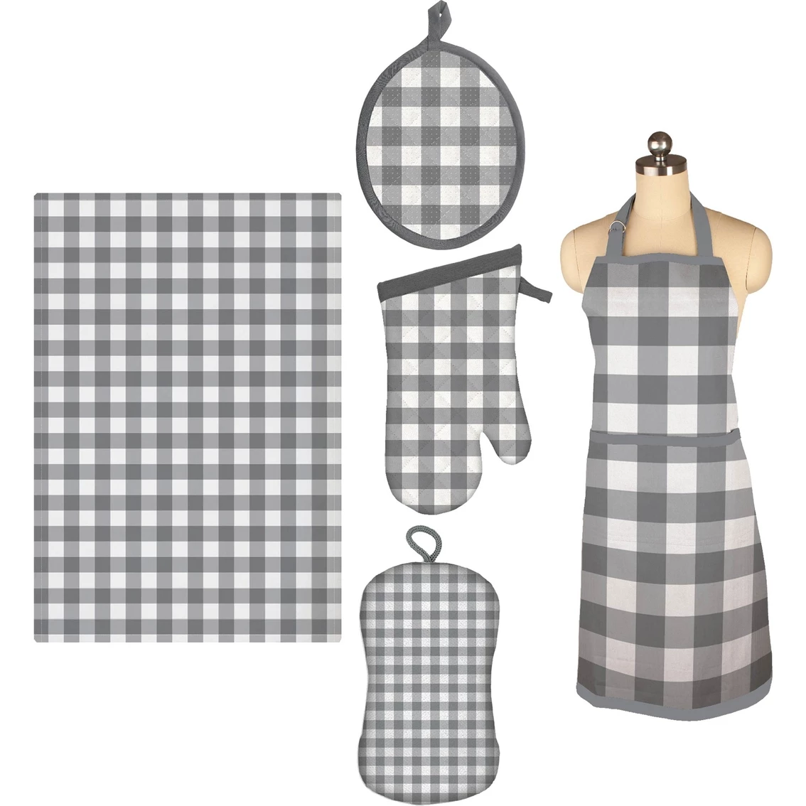 Best Sale ❤️ MUKitchen Towel Apron Oven Mitt Pot Holder And 2-in-1 Sponge ✨ 1 Best Sale ❤️ MUKitchen Towel Apron Oven Mitt Pot Holder And 2-in-1 Sponge ✨