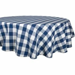 New ???? Design Imports DII Buffalo Check 70 In. Round Tablecloth ???? -Benson Mills shop unnamed file 650