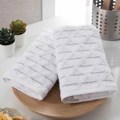 Cheap ???? Ozan Premium Home Diamond 100% Turkish Cotton Kitchen Towel 2 Pk. ????