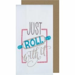 Discount ???? Kay Dee Designs Kay Dee Just Roll Embroidered Flour Sack Towels 2 Pc. Set ????