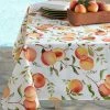 Promo ???? Benson Mills Sweet Peaches Tablecloth 60 X 104 In. ✔️
